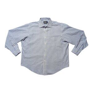 American Living Dress Shirt Size 16 1/2 / 36/37 Color Blue Black White